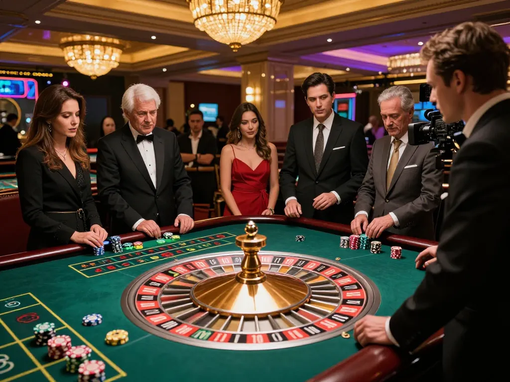 Players engaging with roulette at cm88casino, highlighting vibrant chips and dynamic gameplay.