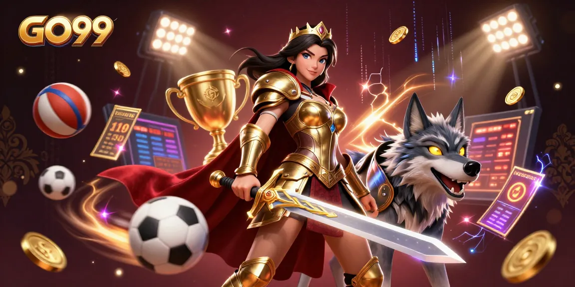 Experience thrilling bets at GO99 with dynamic elements of sports action and casino excitement.