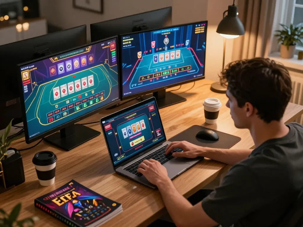 Experience strategic gameplay with xx88 in a professional online gaming setup.