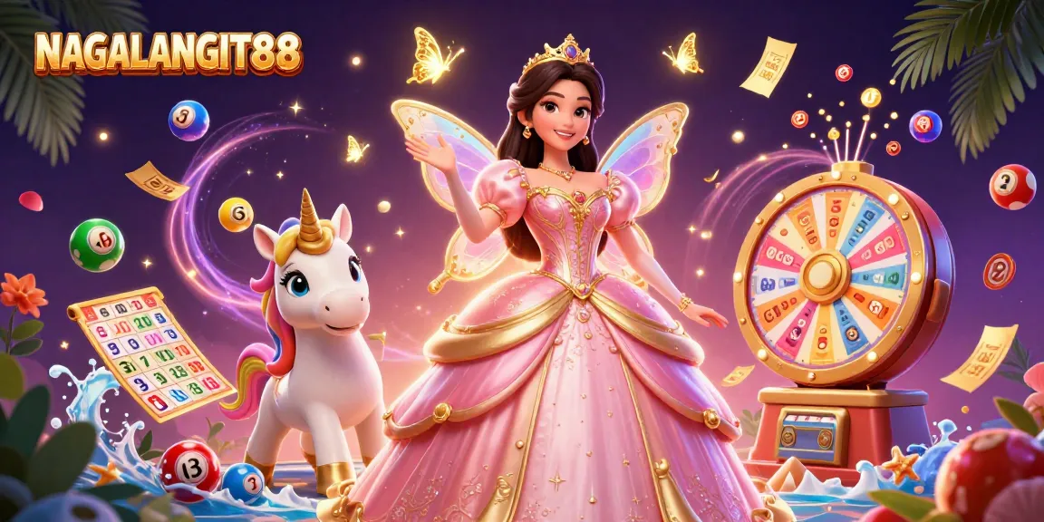 NAGALANGIT88 enhances gaming excitement with a glamorous Asian character and dynamic lottery elements.