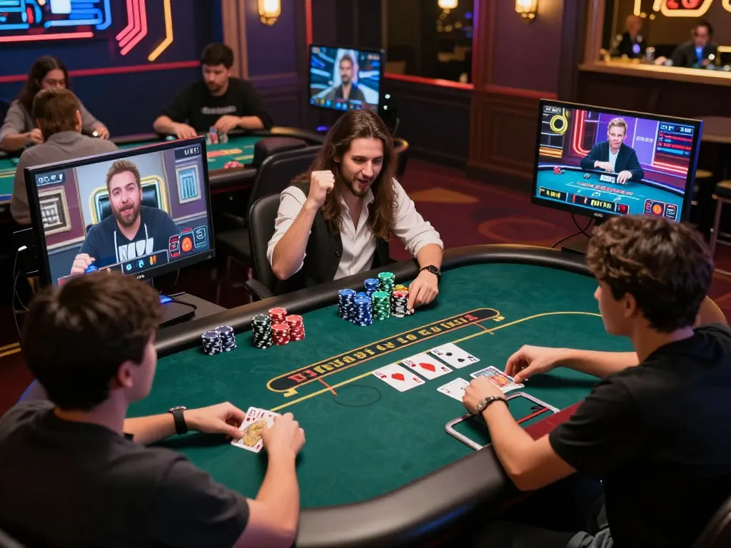 Players engaging in thrilling online game action at Vuabet88com with vibrant casino visuals.