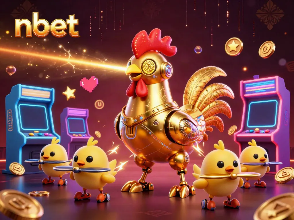 Experience thrilling gaming action at nbet with vibrant casino 3D characters and dynamic game elements.
