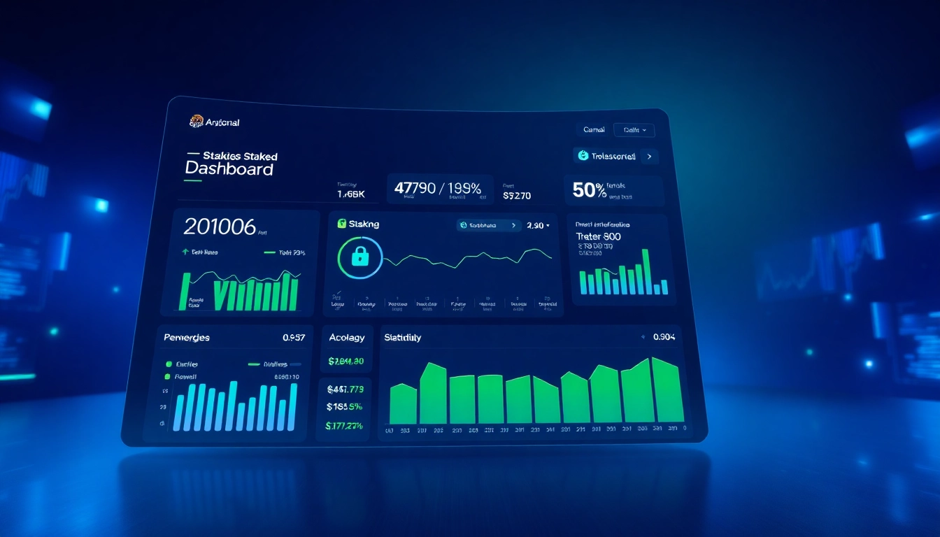Anyone Protocol Dashboard interface showcasing staking metrics and community engagement.