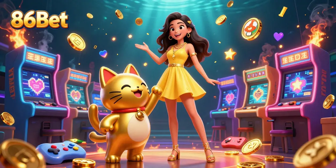 Experience winning moments at 86Bet with lively characters and exciting casino elements.