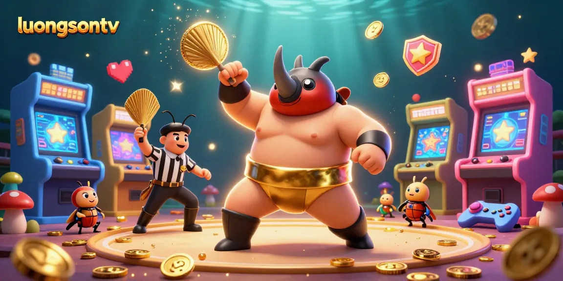 Experience thrilling action with luongsontv featuring playful cartoon beetles in a vibrant casino