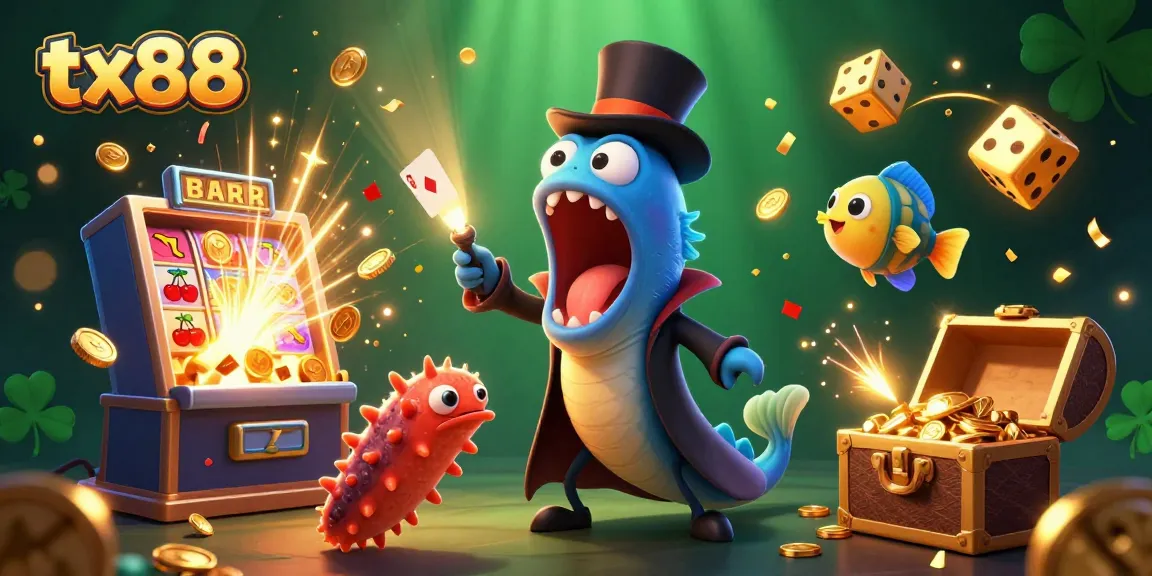 Experience thrilling wins with tx88's magical casino adventure featuring vibrant 3D characters.